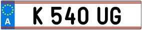 Truck License Plate